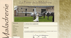 Desktop Screenshot of lafermedelamaladrerie.be